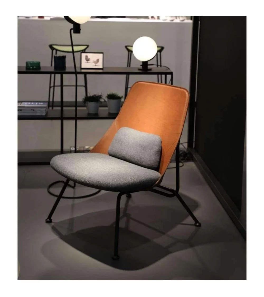 low armchair contemporary design strain prostoria