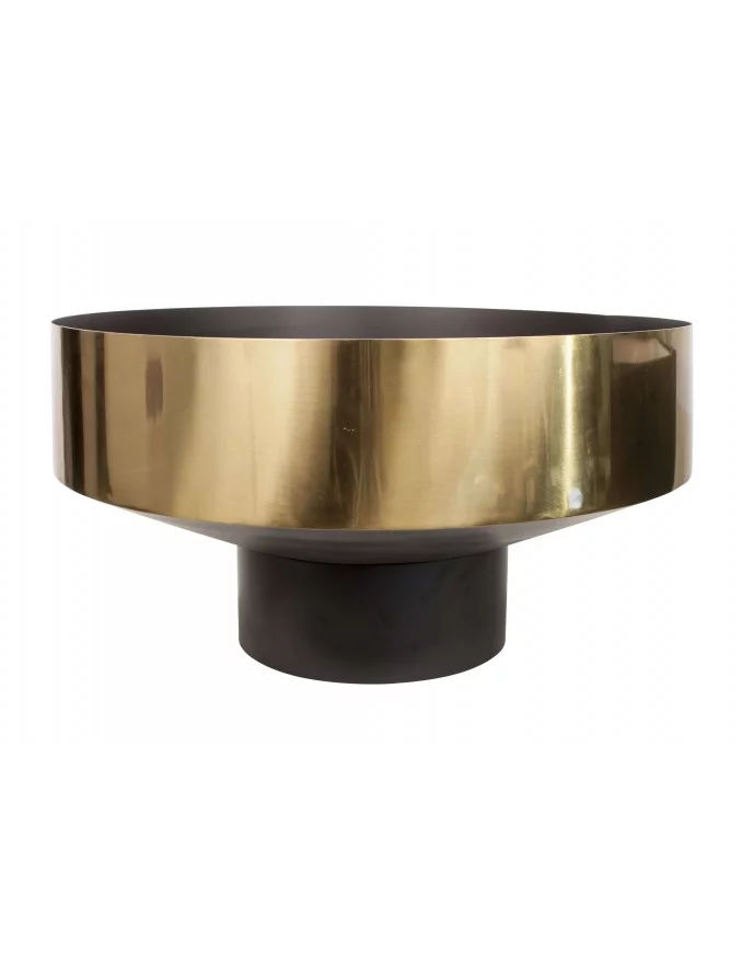vase design bowl golden metal dome deco