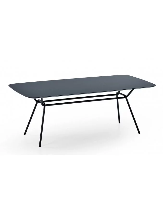 Rectangular dining table STRAIN - PROSTORIA black