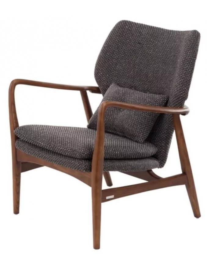 Skandinavischer Design-Sessel aus Holz Peggy Pols Potten GREY