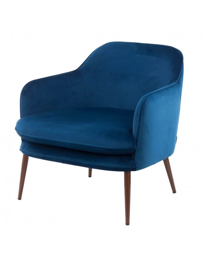 Charmy design armchair in velvet - POLS POTTEN