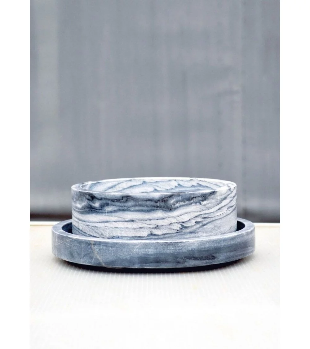 Runde graue Marmor-Schmuckschale - XL BOOM