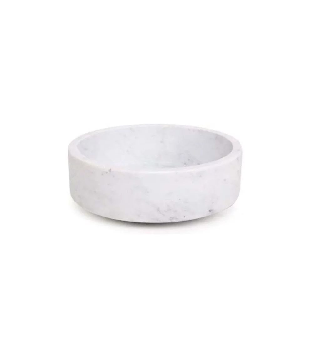 Berloque redondo de mármore branco FORTE - XL BOOM