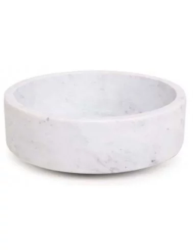 Vide poche rond marbre FORTE - XL BOOM blanc