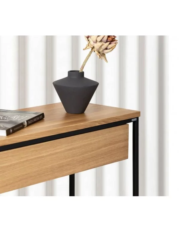 Scandinavisch design console in staal en hout SKINNY XL - Take me home