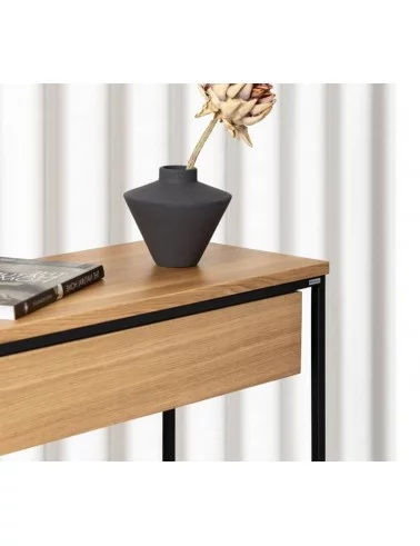 Consola de diseño escandinavo en acero y madera SKINNY XL - Llévame a casa