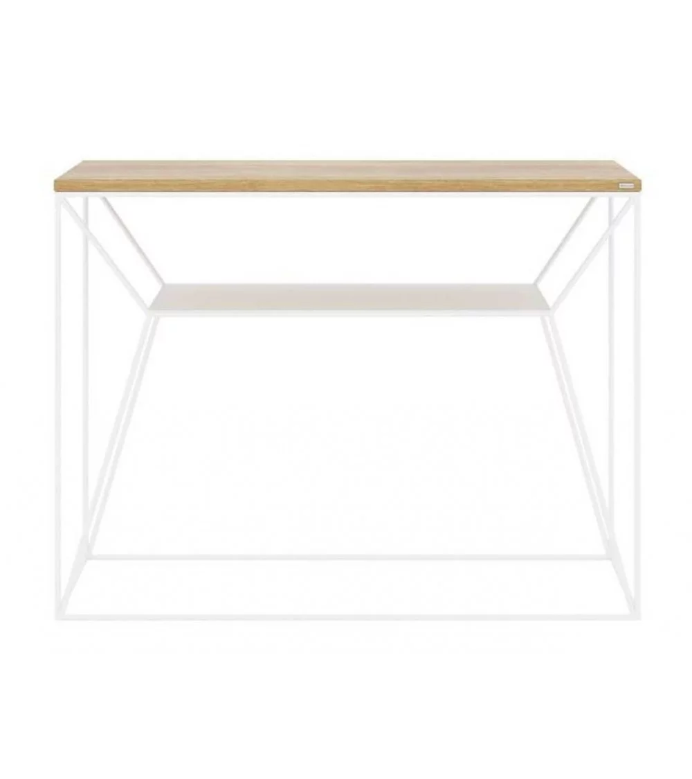 Scandinavian design console in metal and wood maximo take me home