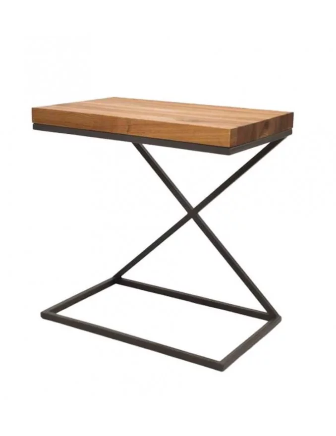 BEIRUT wood and metal side table - TAKE ME HOME