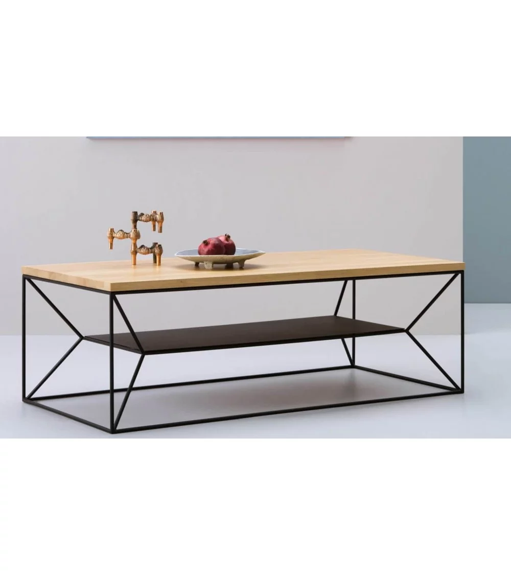 Scandinavian design solid wood metal coffee table MAXIMO take me home