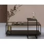 SALTO designer coffee table in smoked glass - TAKE ME HOME
