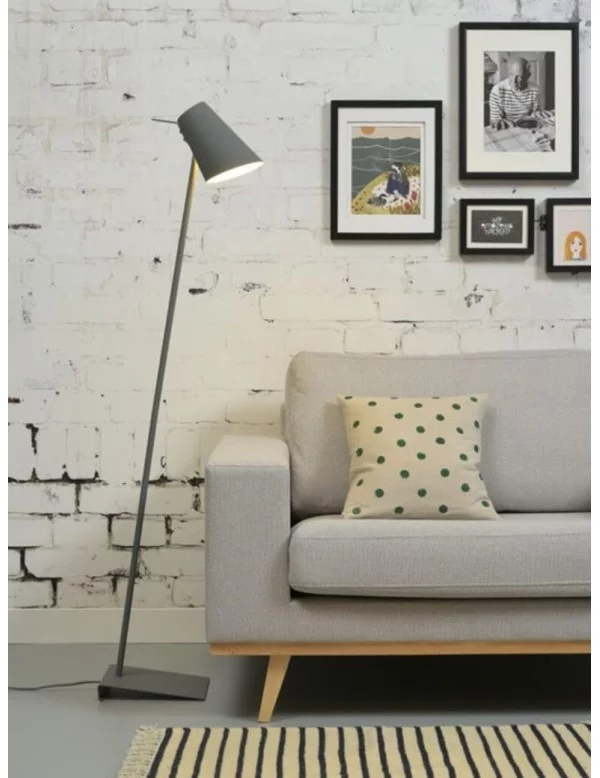 Lámpara de pie de diseño CARDIFF - IT'S ABOUT ROMI - gris
