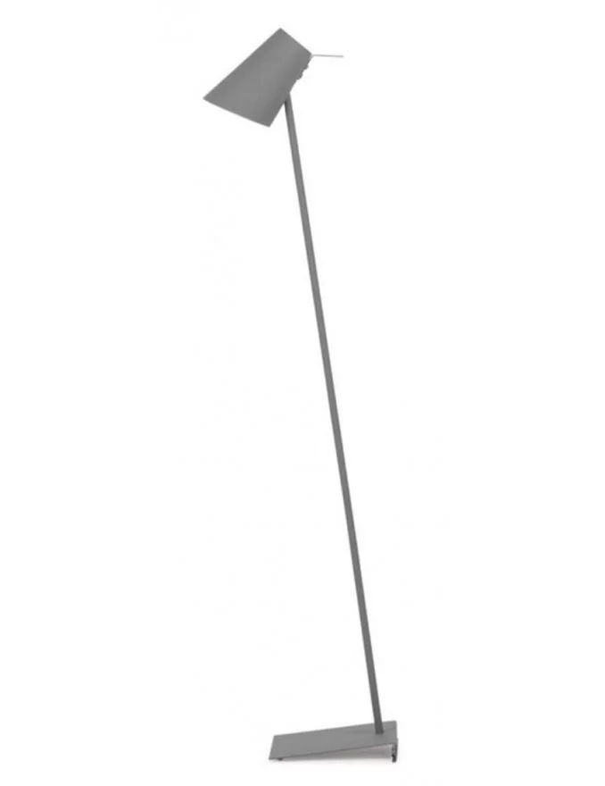Lámpara de pie de metal CARDIFF - IT'S ABOUT ROMI gris