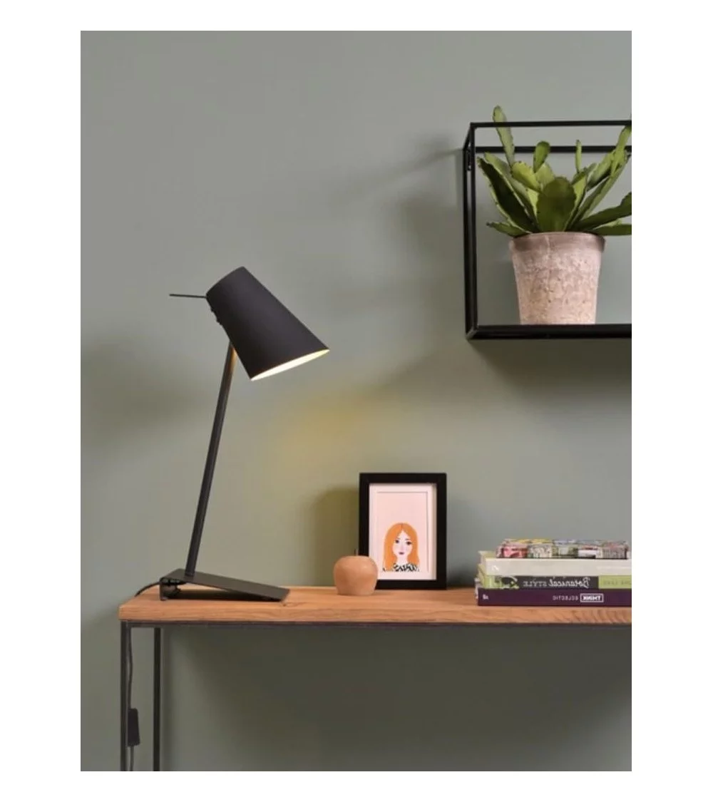 Table lamp design black metal CARDIFF - IT'S ABOUT ROMI