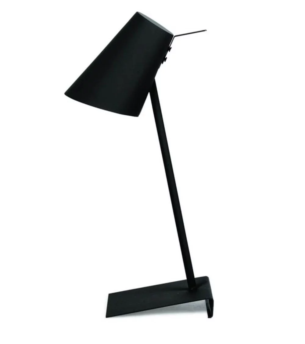 Lampada da tavolo design in metallo nero CARDIFF - IT'S ABOUT ROMI