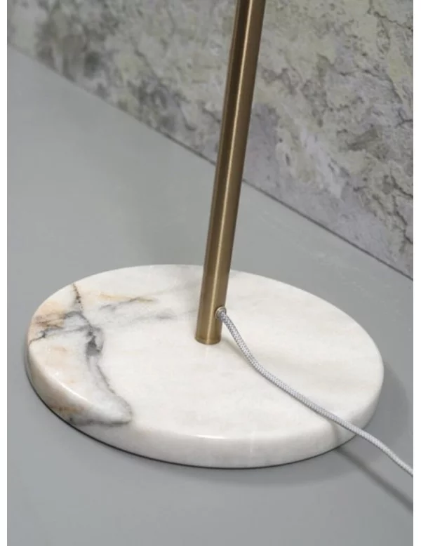 Lampadaire design laiton et marbre TOULOUSE - IT'S ABOUT ROMI