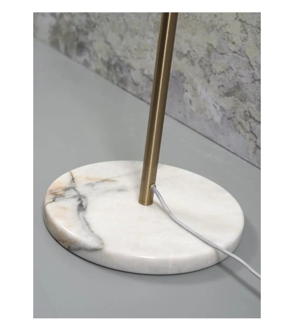 Lampadaire design laiton et marbre TOULOUSE - IT'S ABOUT ROMI