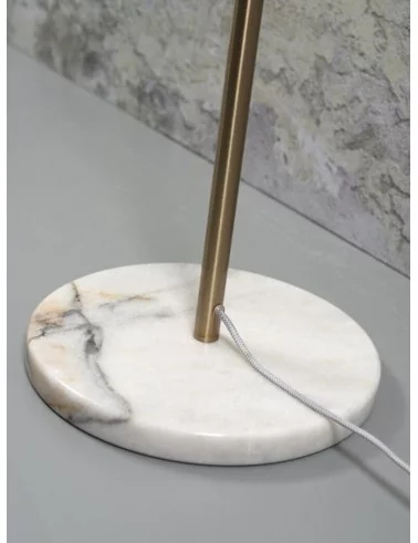 Lámpara de pie de latón y mármol TOULOUSE - SE ACERCA DE ROMI