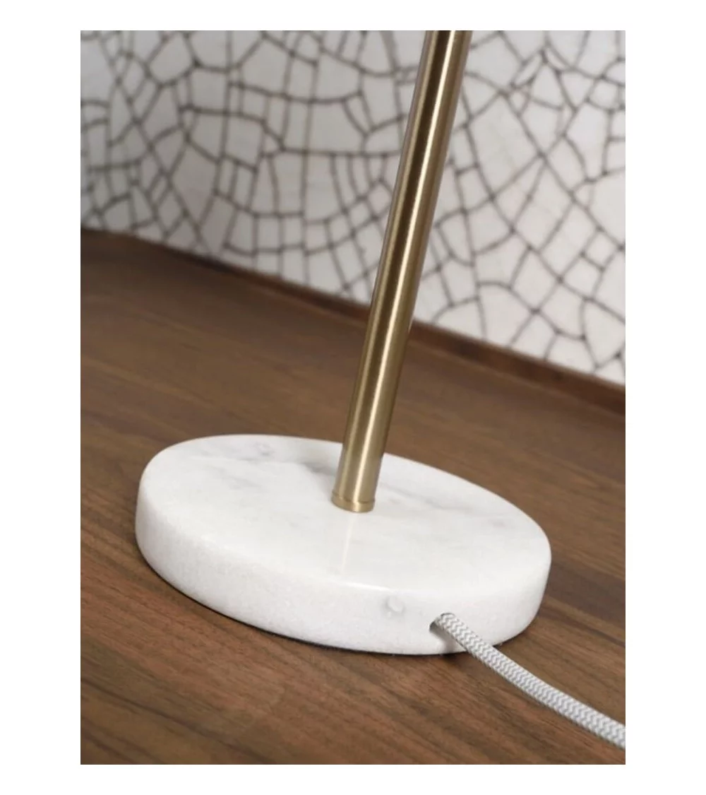 Lampe de table design laiton et marbre TOULOUSE - IT'S ABOUT ROMI
