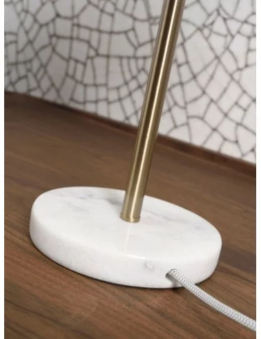 TOULOUSE brass and marble table lamp - IT'S ABOUT ROMI