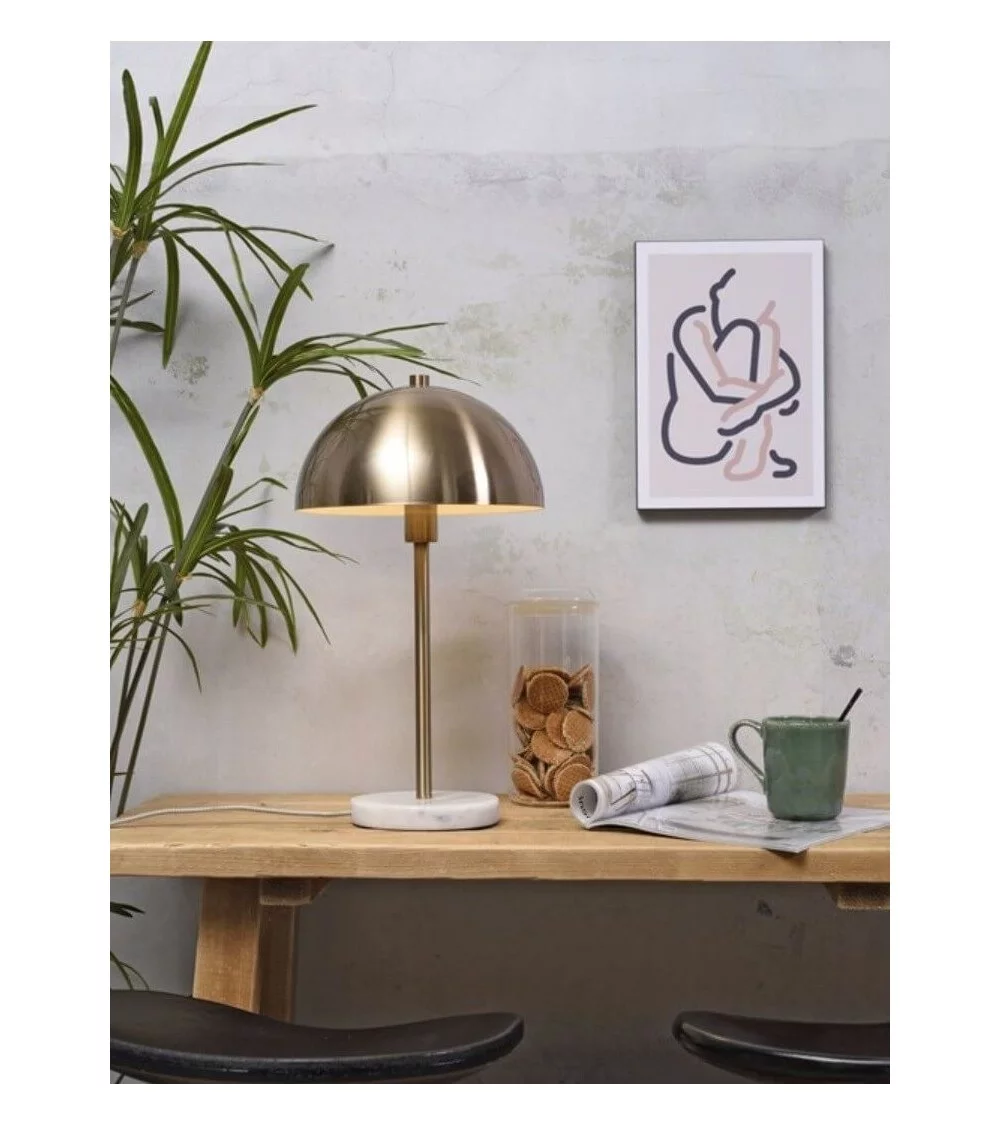 Table lamp design from brass and marble in TOULOUSE - IT'S ABOUT ROMI