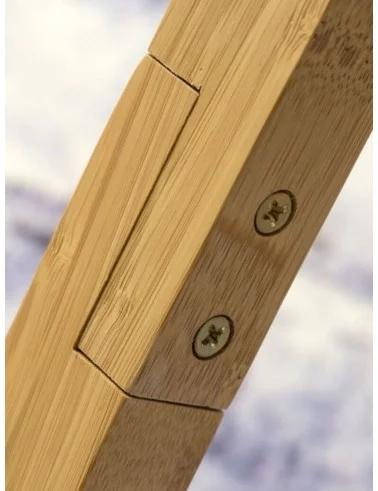 ANNAPURNA houten vloerlamp - GOOD & MOJO