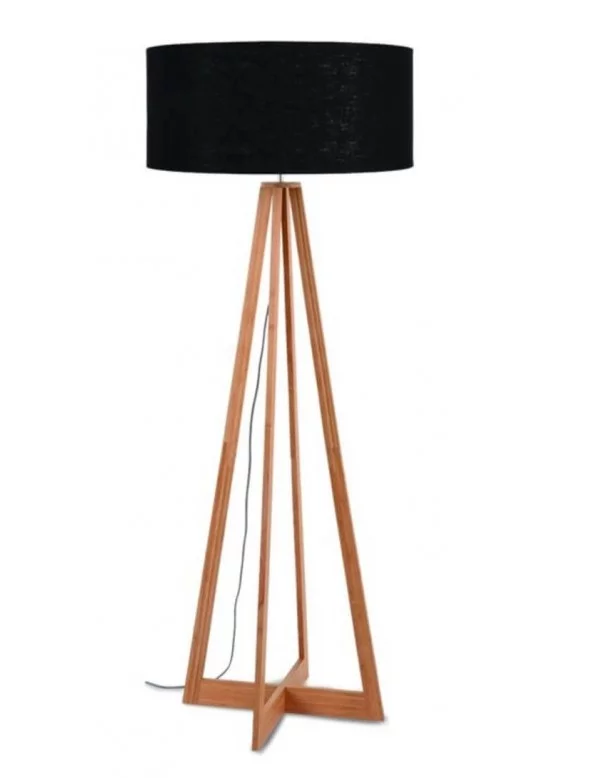 Drewniana lampa podłogowa EVEREST - GOOD & MOJO