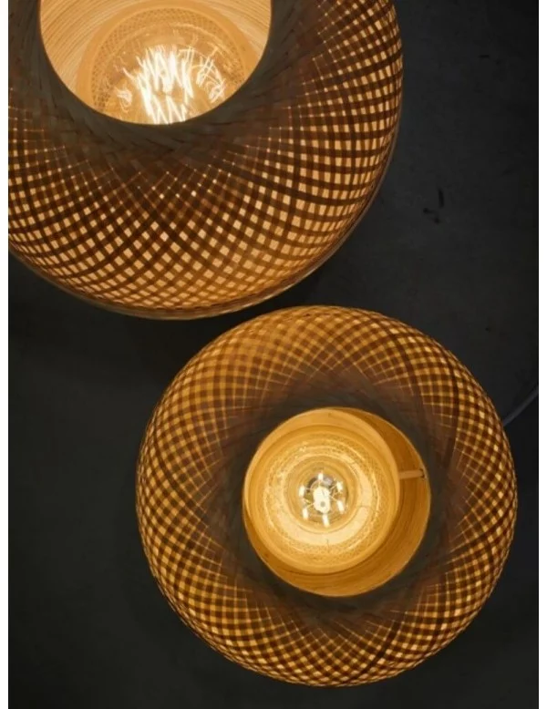 Lámpara de mesa de bambú del MEKONG - GOOD&MOJO