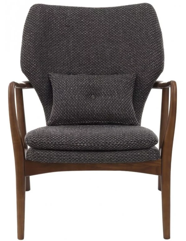 PEGGY Sessel im skandinavischen Design - POLS POTTEN grau