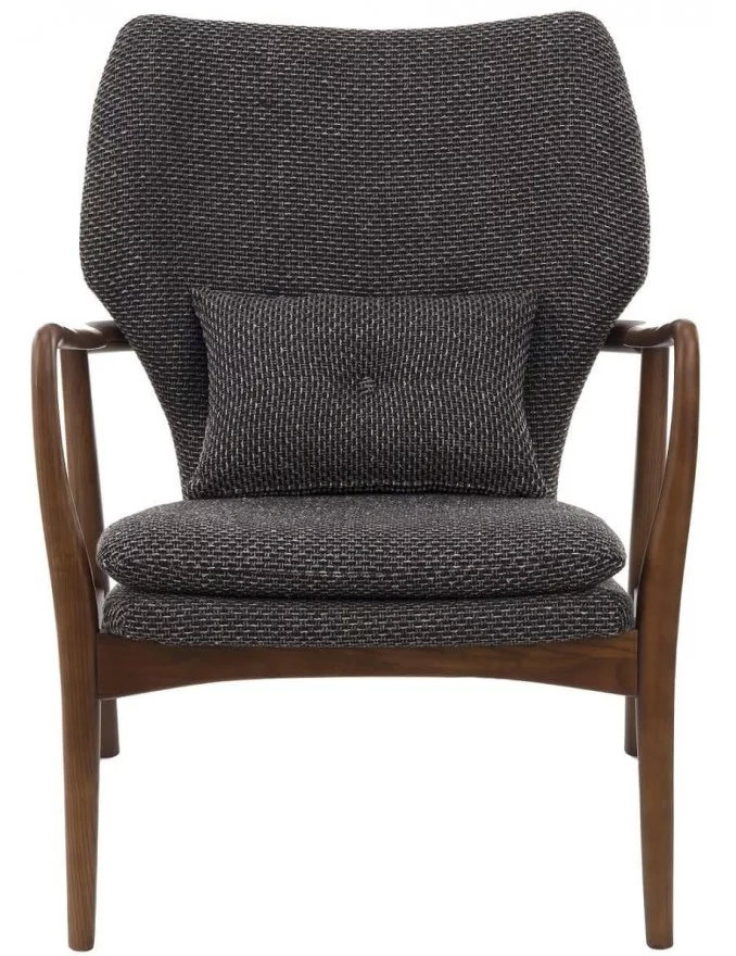 PEGGY Sessel im skandinavischen Design - POLS POTTEN grau