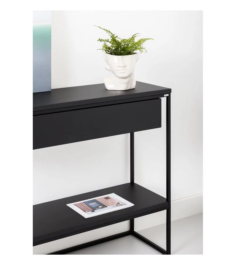 Scandinavian design console SKINNY with drawer and shelf - TAKE ME HOME