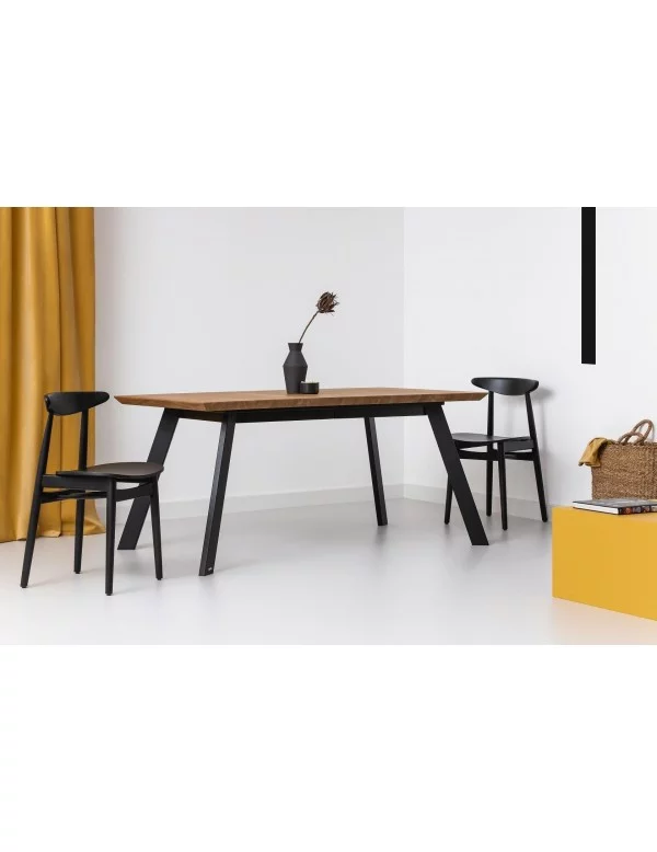 CANVA BLACK Scandinavian design chair in wood - TAKE ME HOME