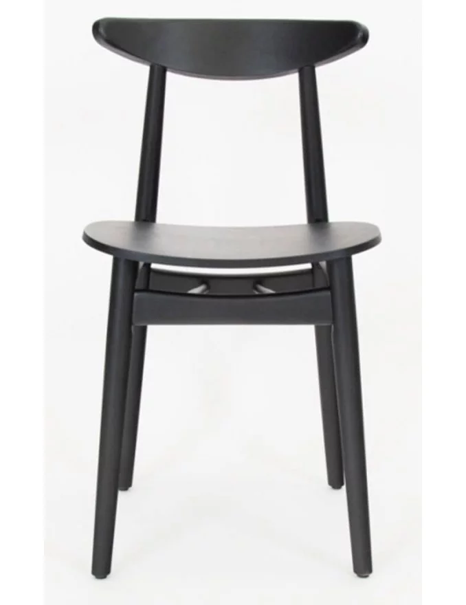 CANVA designer wooden chair - TAKE ME HOME - black