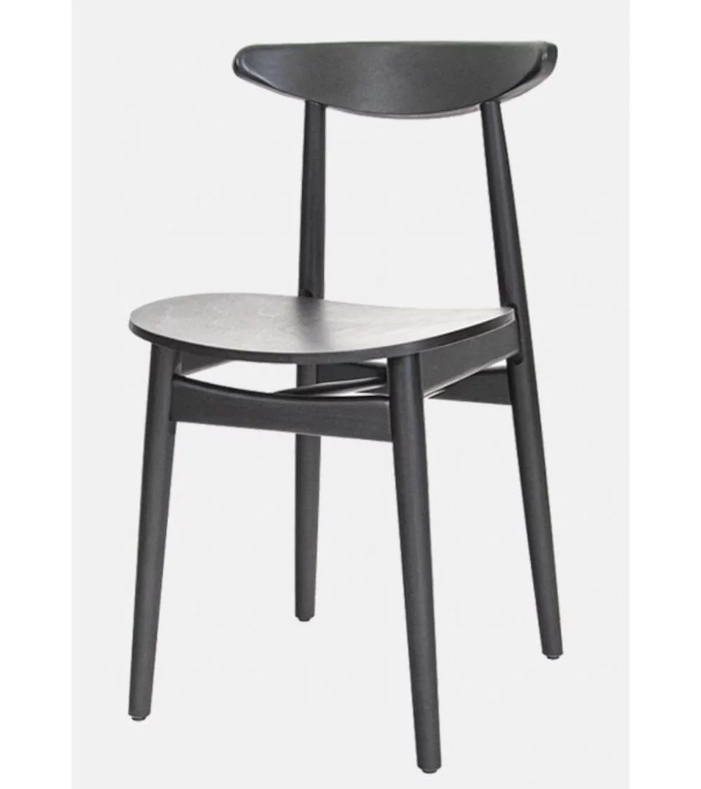 CANVA BLACK Stuhl im skandinavischen Design aus Holz - TAKE ME HOME