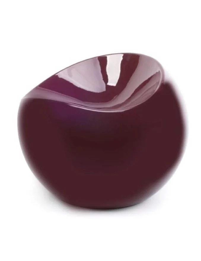 Pouf plastique coloré Ball Chair - XL BOOM burgundi