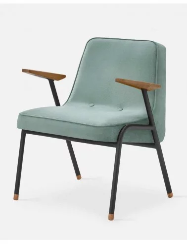 Retro design fauteuil 366 Zwart metaal - 366Concept