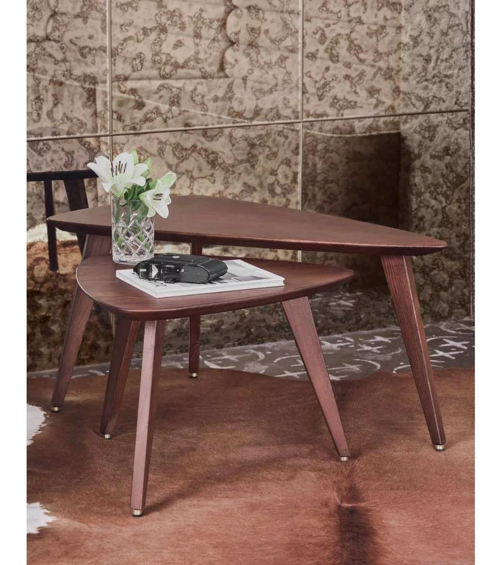 Tavolino triangolare in legno 366 - 366 Concept
