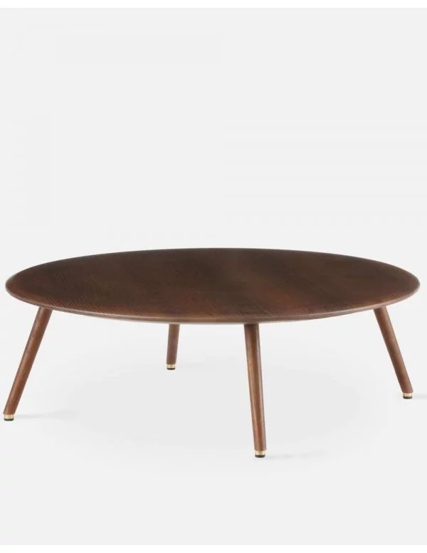 FOX Round Solid Oak Coffee Table - 366Concept