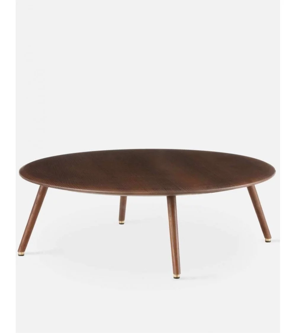FOX Round Solid Oak Coffee Table - 366Concept