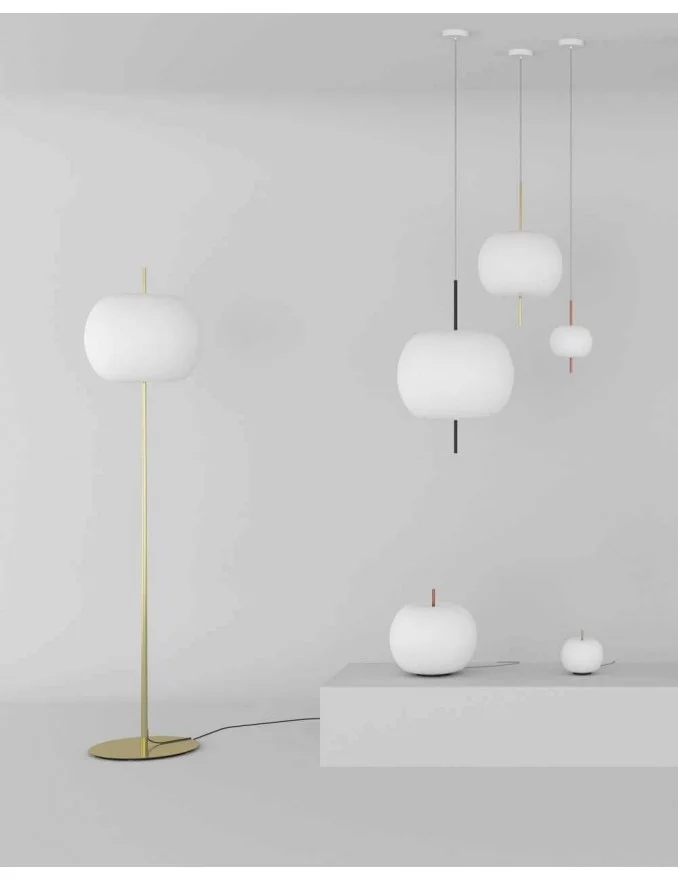 Italian design floor lamp KUSHI XL FLOOR - KUNDALINI