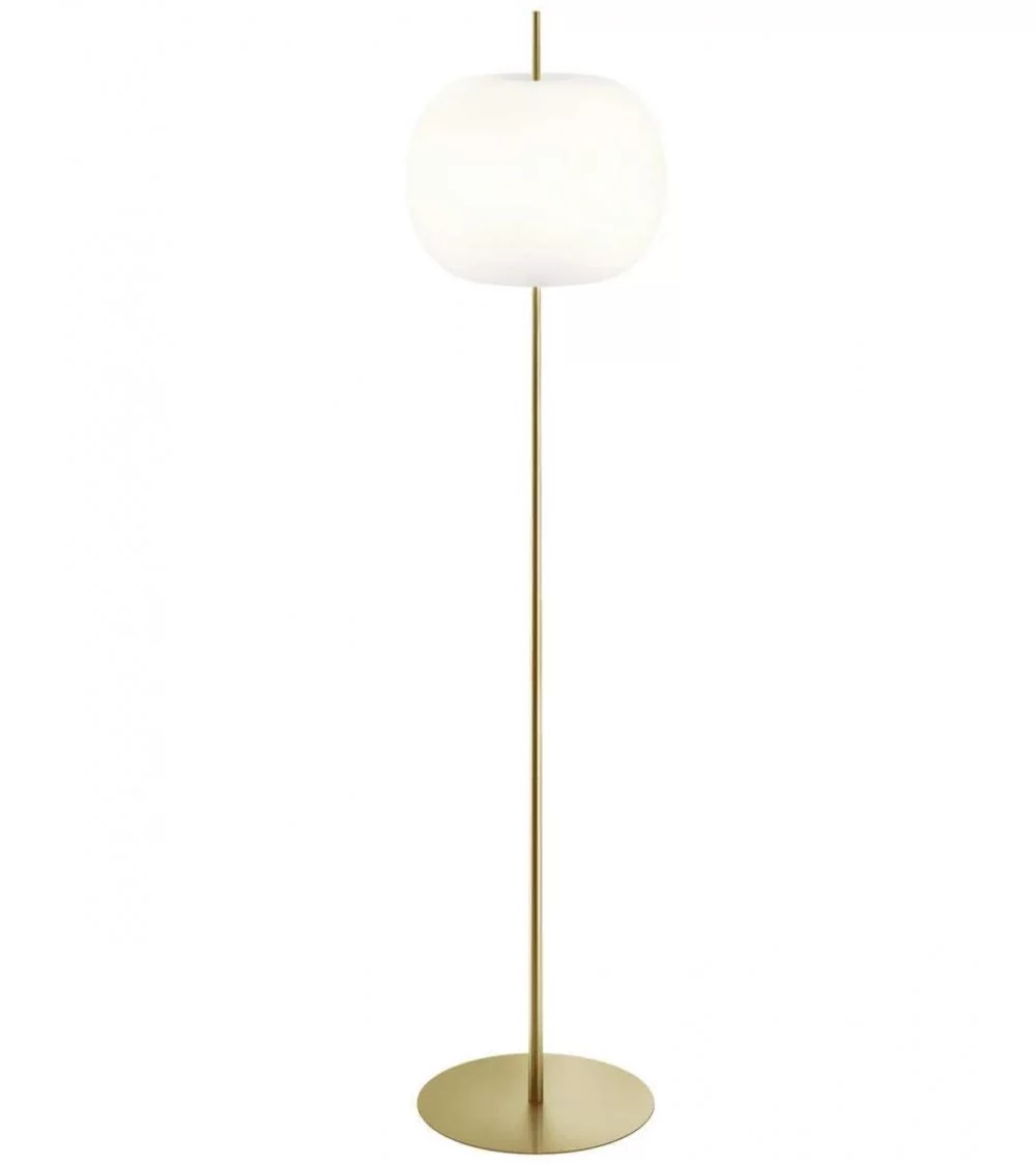 lámpara de pie de diseño ROND lation KUSHI XL FLOOR - KUNDALINI