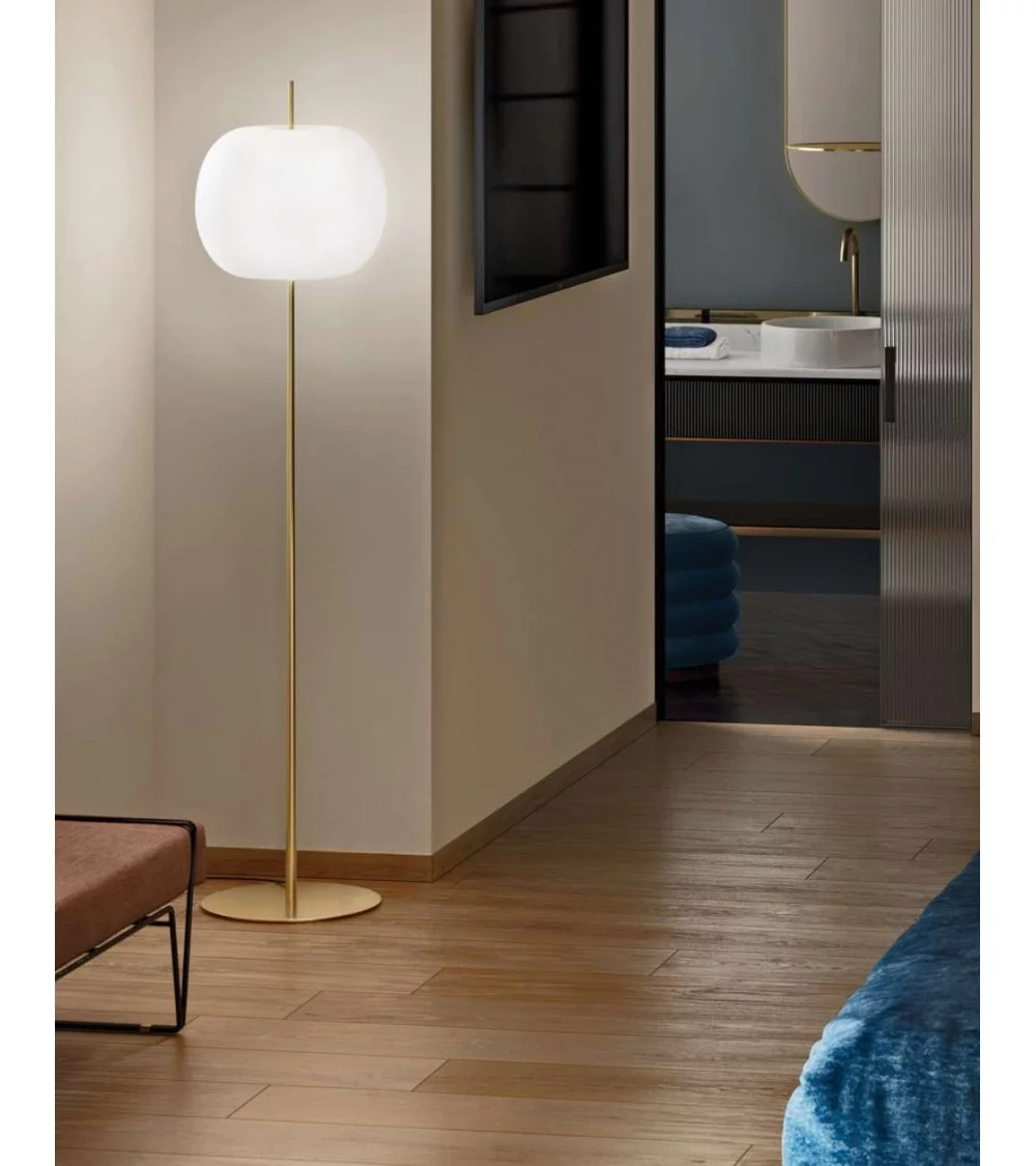 lámpara de pie de diseño ROND lation KUSHI XL FLOOR - KUNDALINI lámpara de pie de diseño ROND lation KUSHI XL FLOOR - KUNDALINI