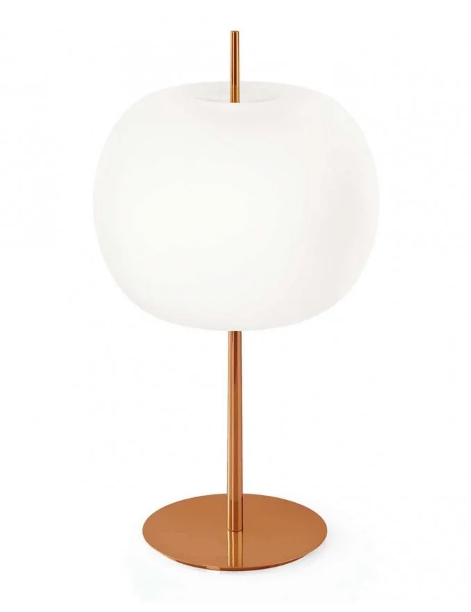 Lámpara de mesa de diseño moderno KUSHI XL - KUNDALINI - cobre