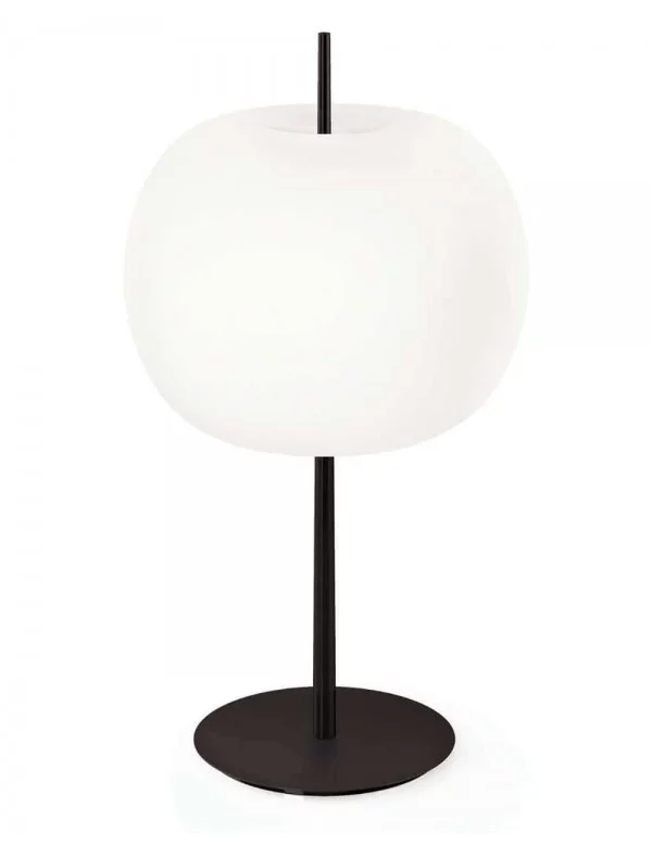 lámpara de mesa de diseño negra KUSHI XL - KUNDALINI