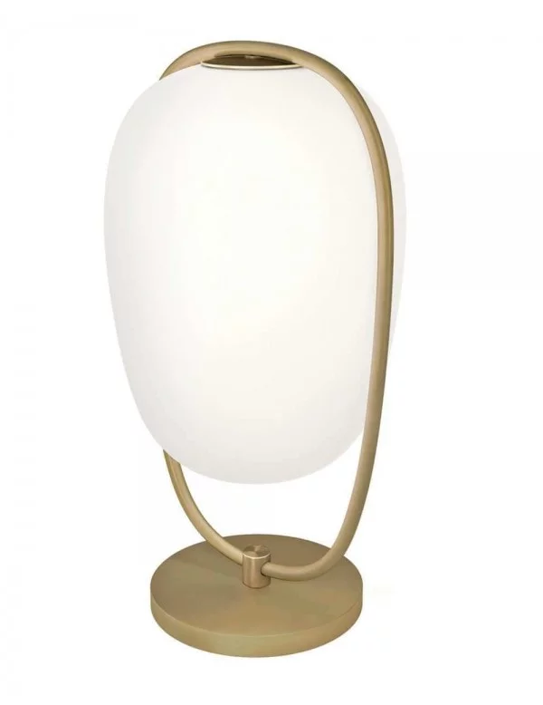 Lampa stołowa włoskiego designu LANNA - KUNDANI mosiądz