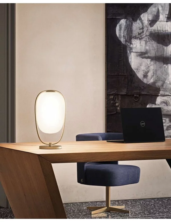 Lámpara de mesa de diseño LANNA - KUNDALINI - latón