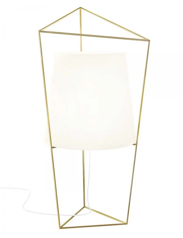 Lámpara de mesa de diseño italiano TATU - KUNDALINI latón