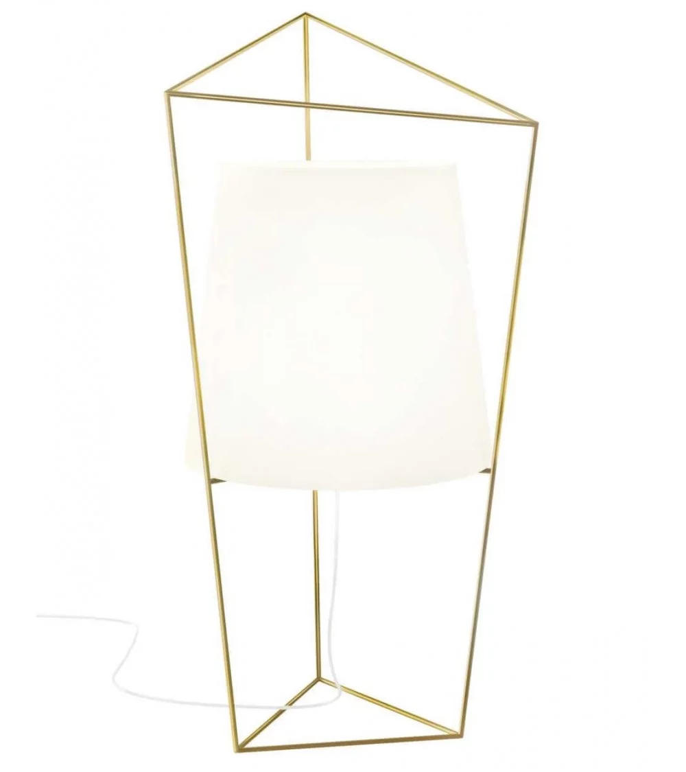 lampe de table design Italien TATU - KUNDALINI laiton