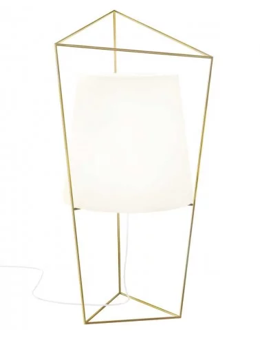 Lampe de table design laiton fil de fer TATU - KUNDALINI