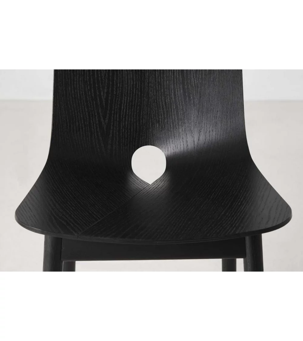 Silla de madera NEGRA de diseño escandinavo MONO - WOUD Silla de madera NEGRA de diseño escandinavo MONO - WOUD