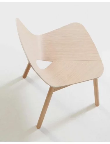 Scandinavian design CLAIR wooden armchair MONO - WOUD